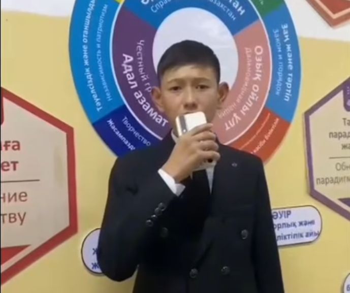 мектеп президентіне үміткер Маратұлы Нұрғиса