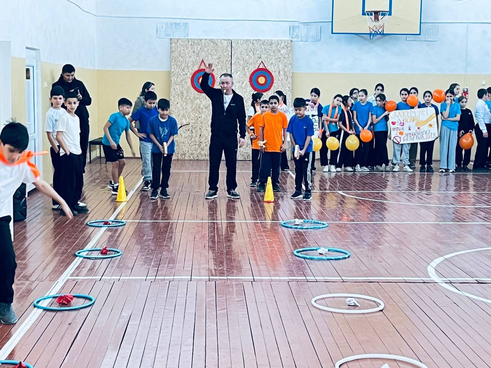 СПОРТТЫҚ ОЙЫН «ЗОРЛЫҚ-ЗОМБЫЛЫҚСЫЗ БАҚЫТТЫ БАЛАЛЫҚ ШАҚ!»